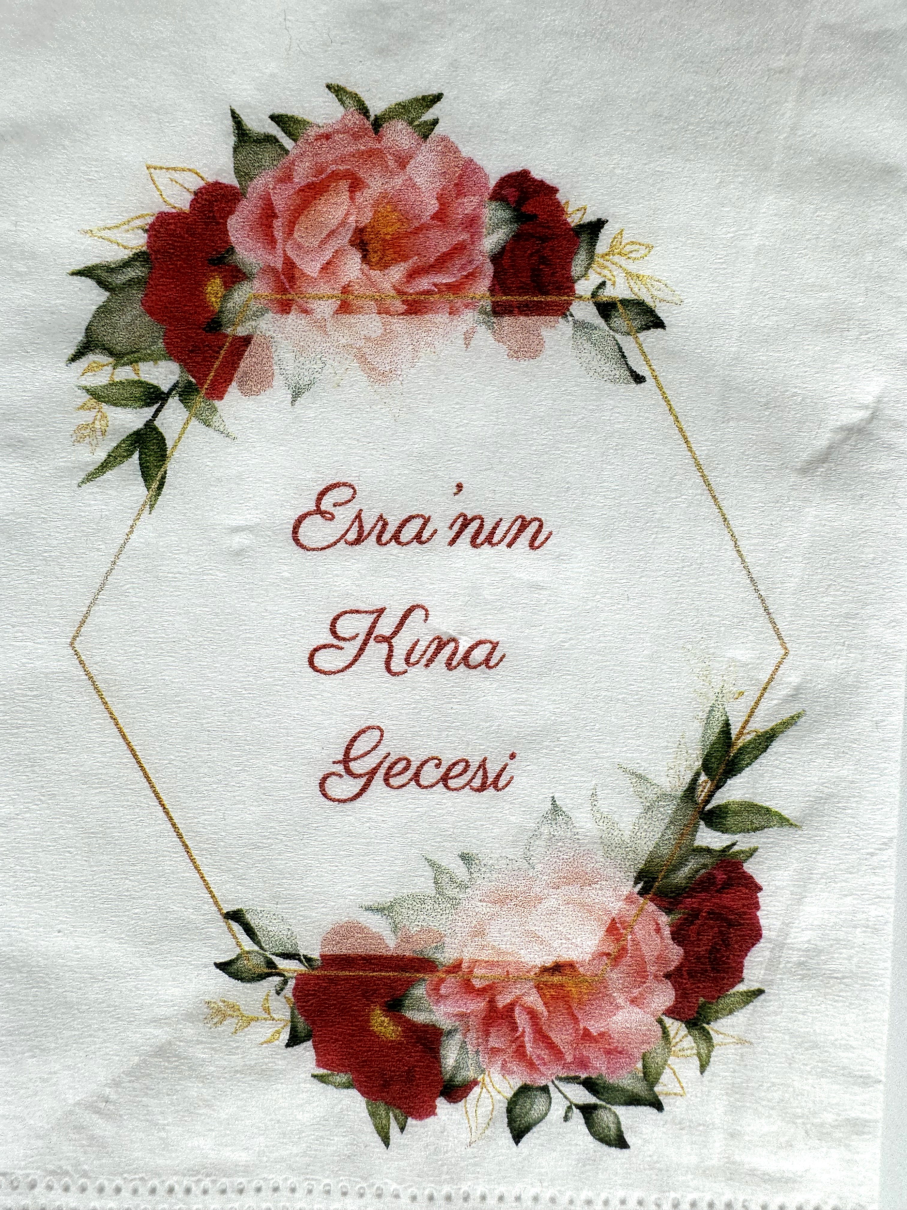 Personalized Printed Napkin