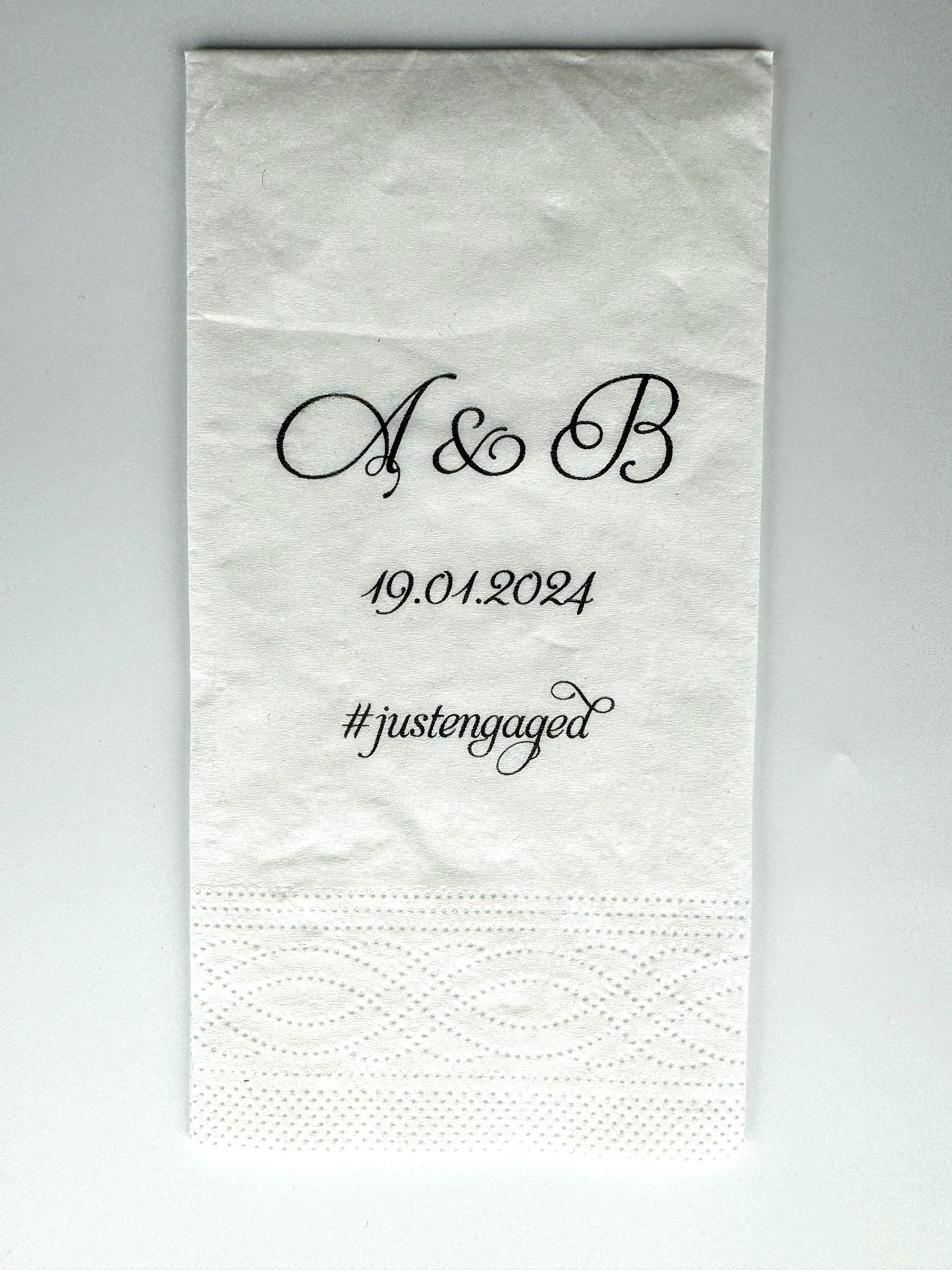 Personalized Printed Napkin