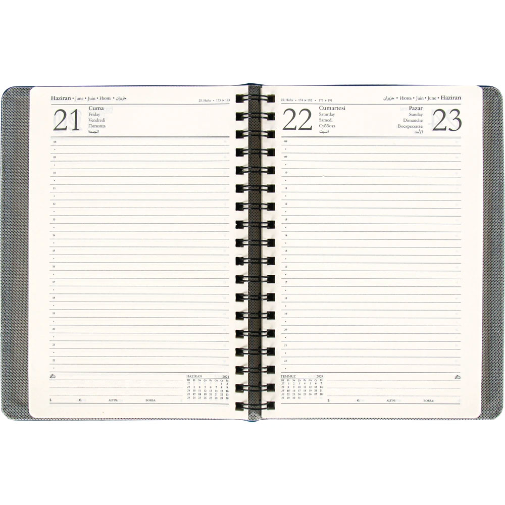 Hereke-G Spirale Cachée Agenda Quotidien