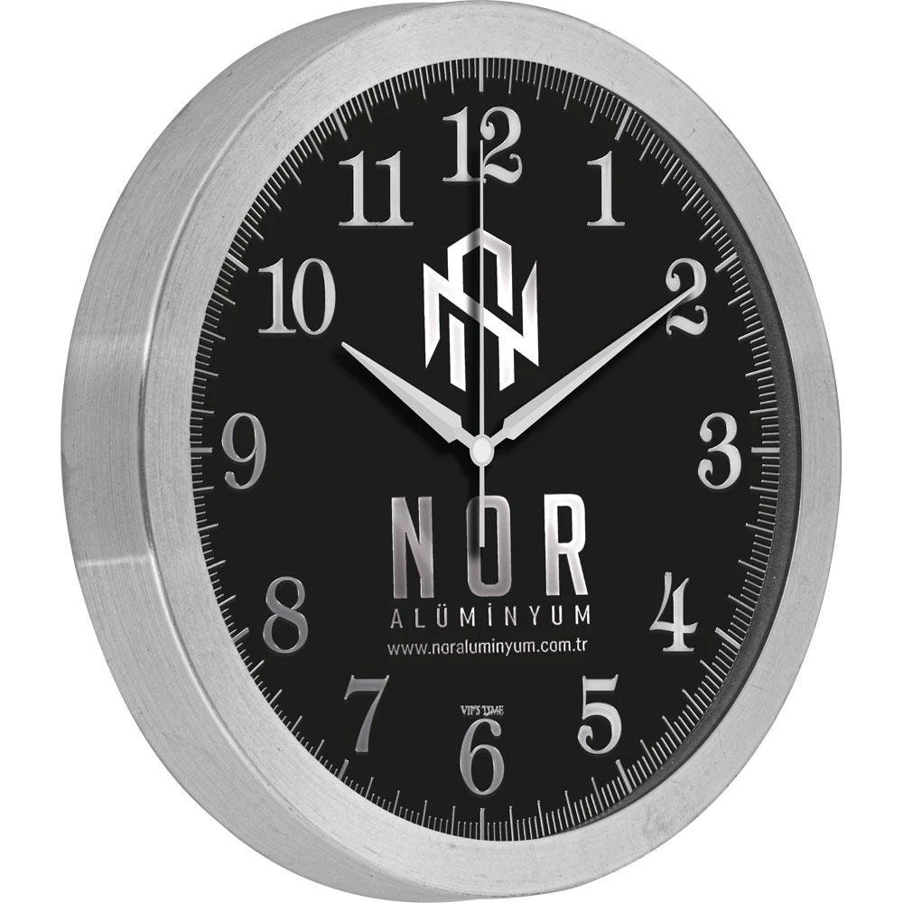 V30-985-GV Aluminum Wall Clock