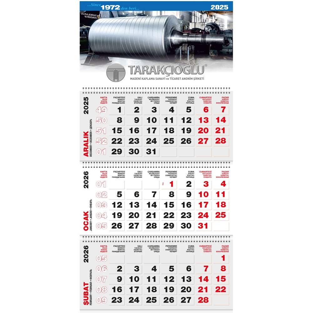 GMC-18 Jumbo Grinding Sailor Calendar