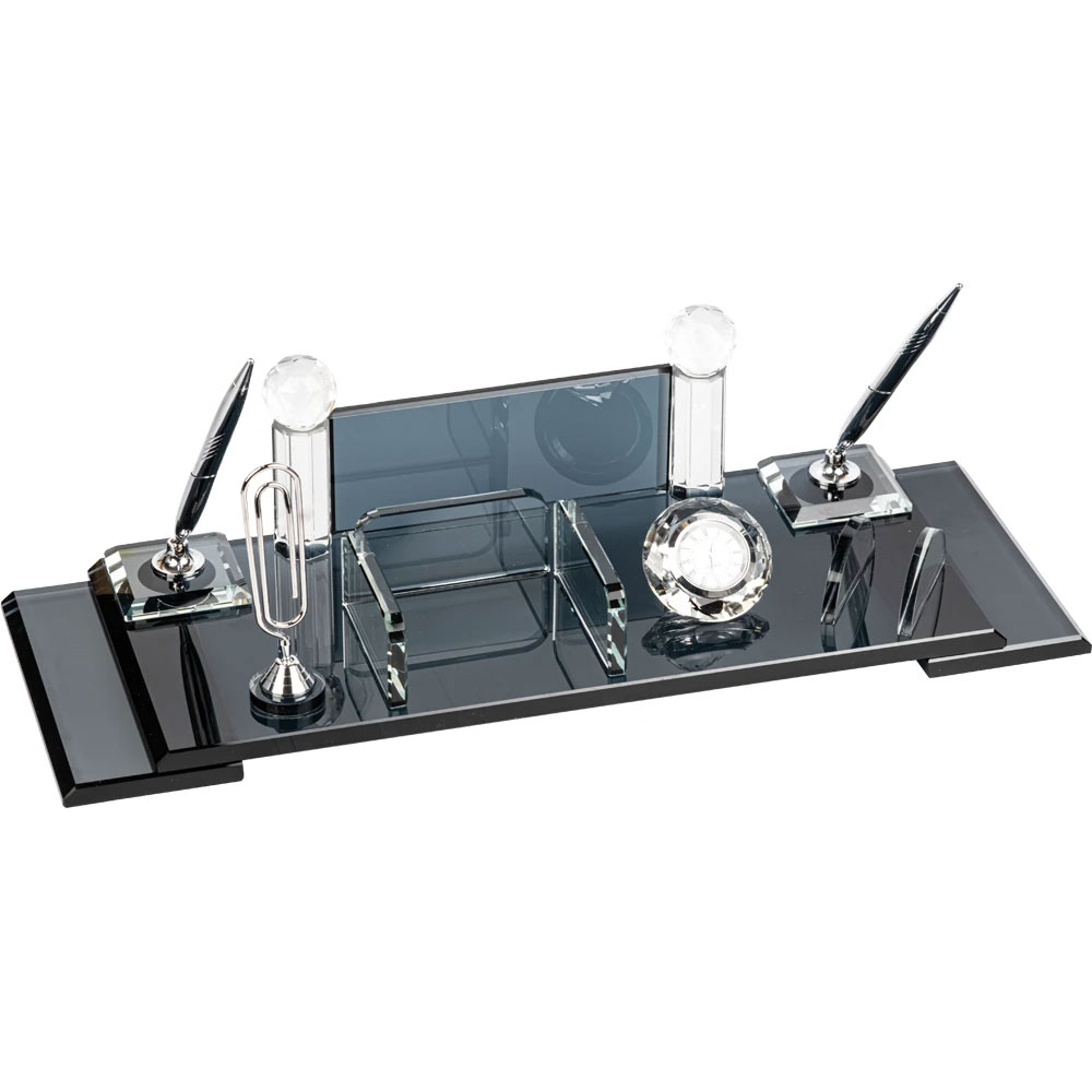 KM-80 Crystal Desk Set