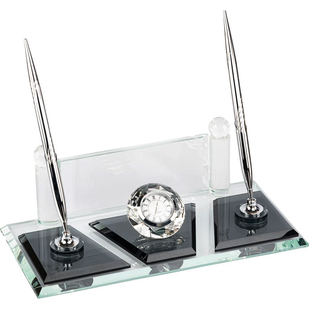 KM-85 Crystal Desk Set