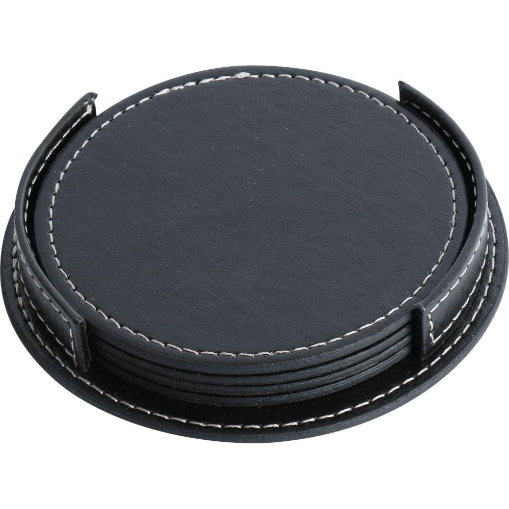 D-3820-S Leather Coaster