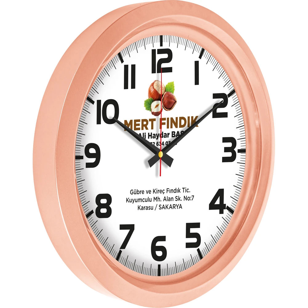 V30-742-B Metalized Wall Clock