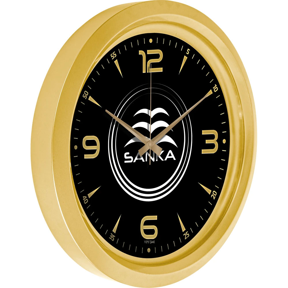 V30-743-A Metalized Wall Clock
