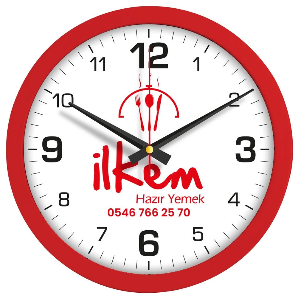 V30-334-K Plastic Wall Clock