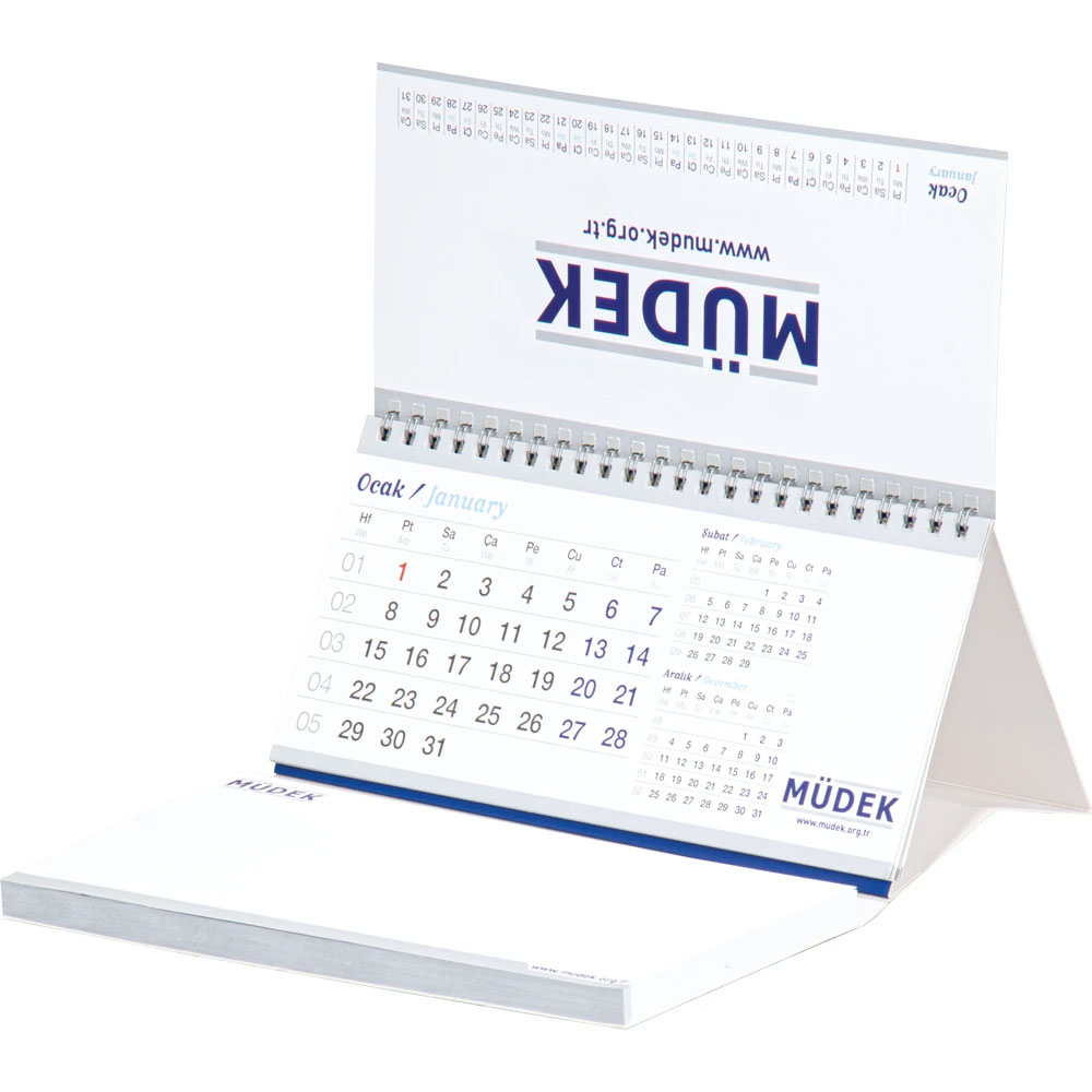 AMT-11 Perforated Desk Calendar