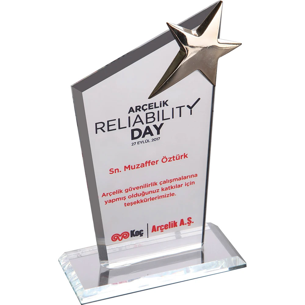 EKT-110-ŞF Crystal Plaque