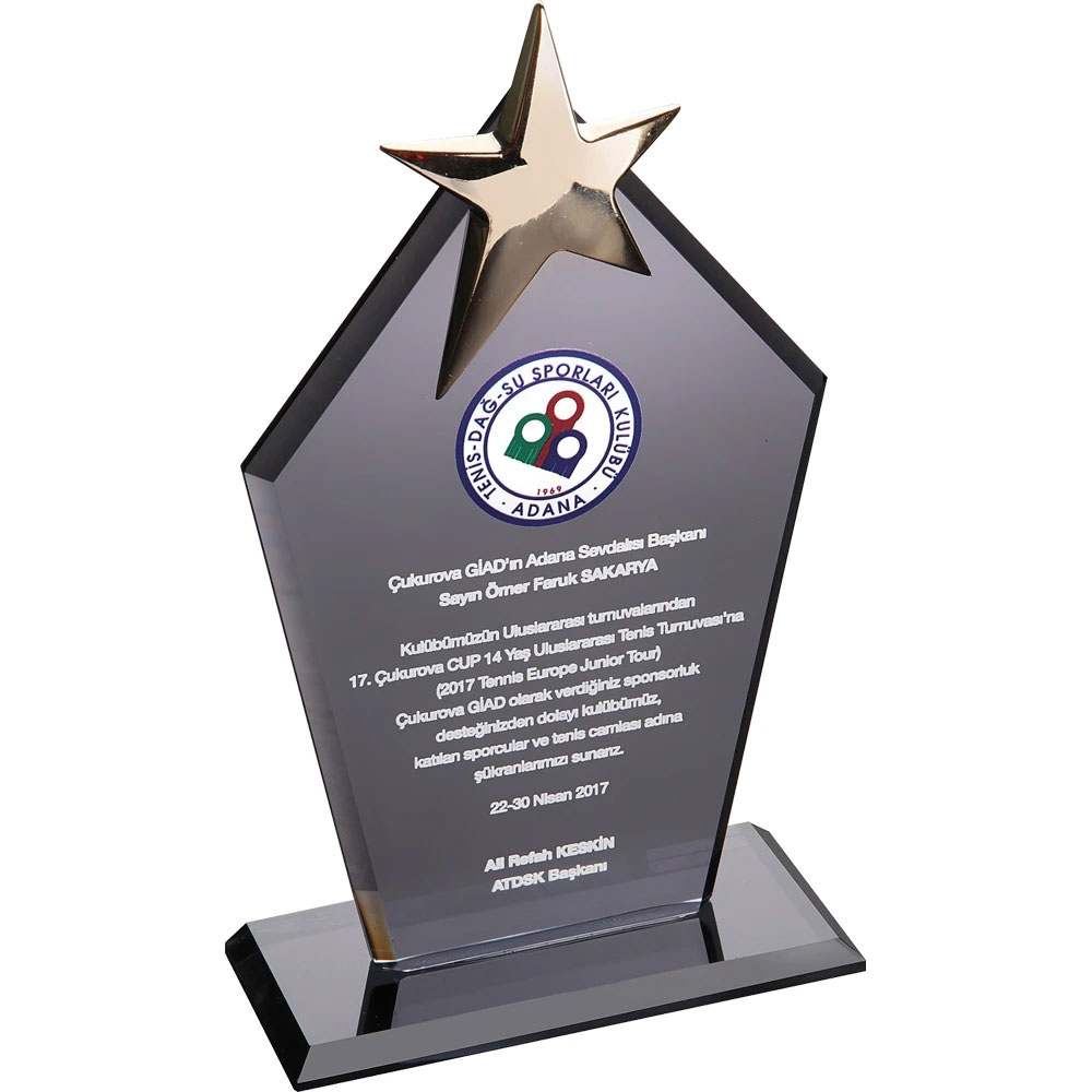 EKT-170-FM Crystal Plaque