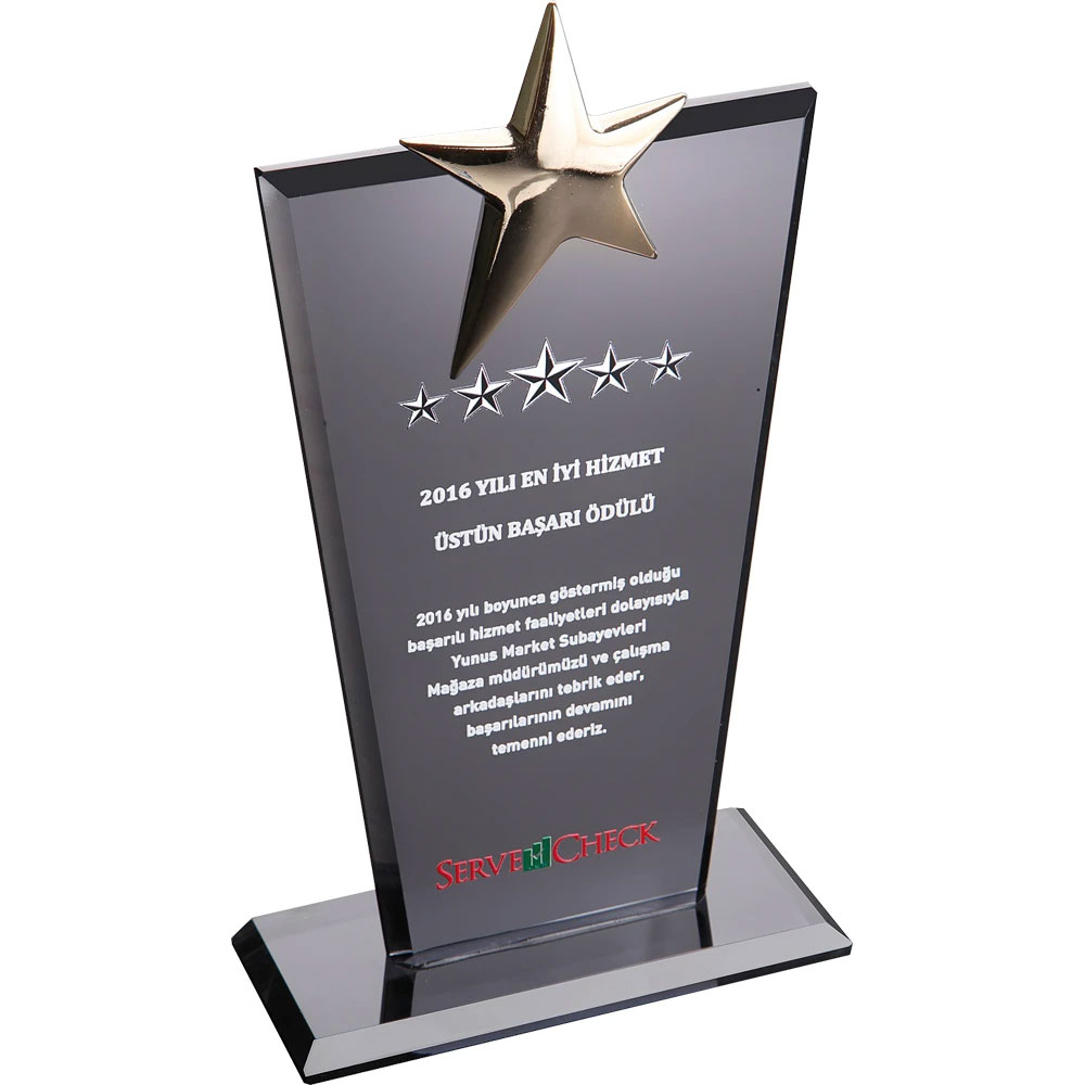 EKT-128-FM Crystal Plaque