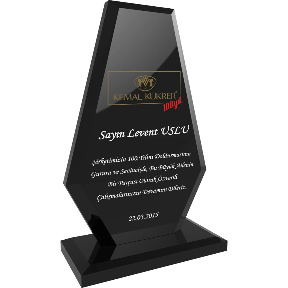 EKT-280-FM Crystal Plaque