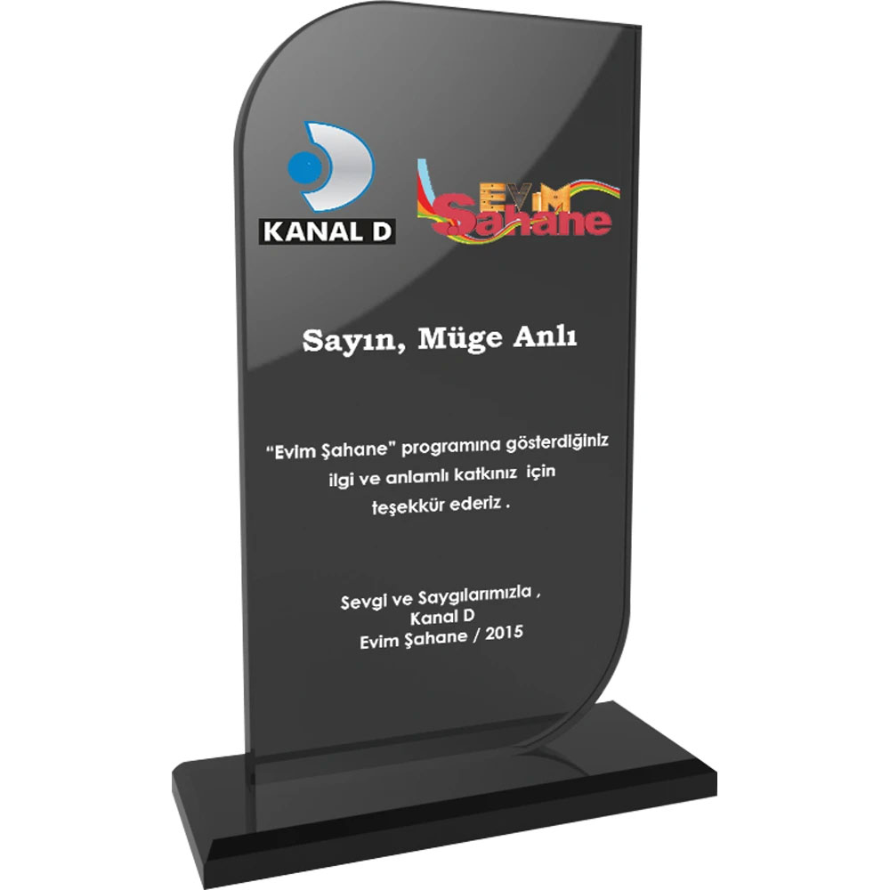 EKT-290-FM Crystal Plaque