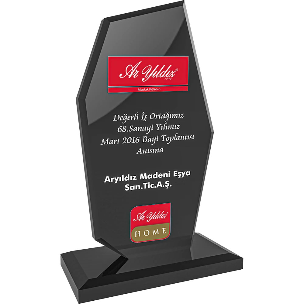 EKT-275-FM Crystal Plaque