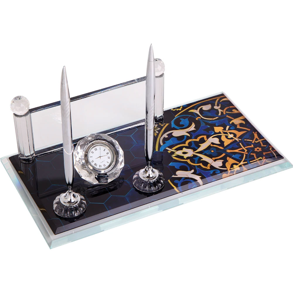 KM-110 Crystal Desk Set