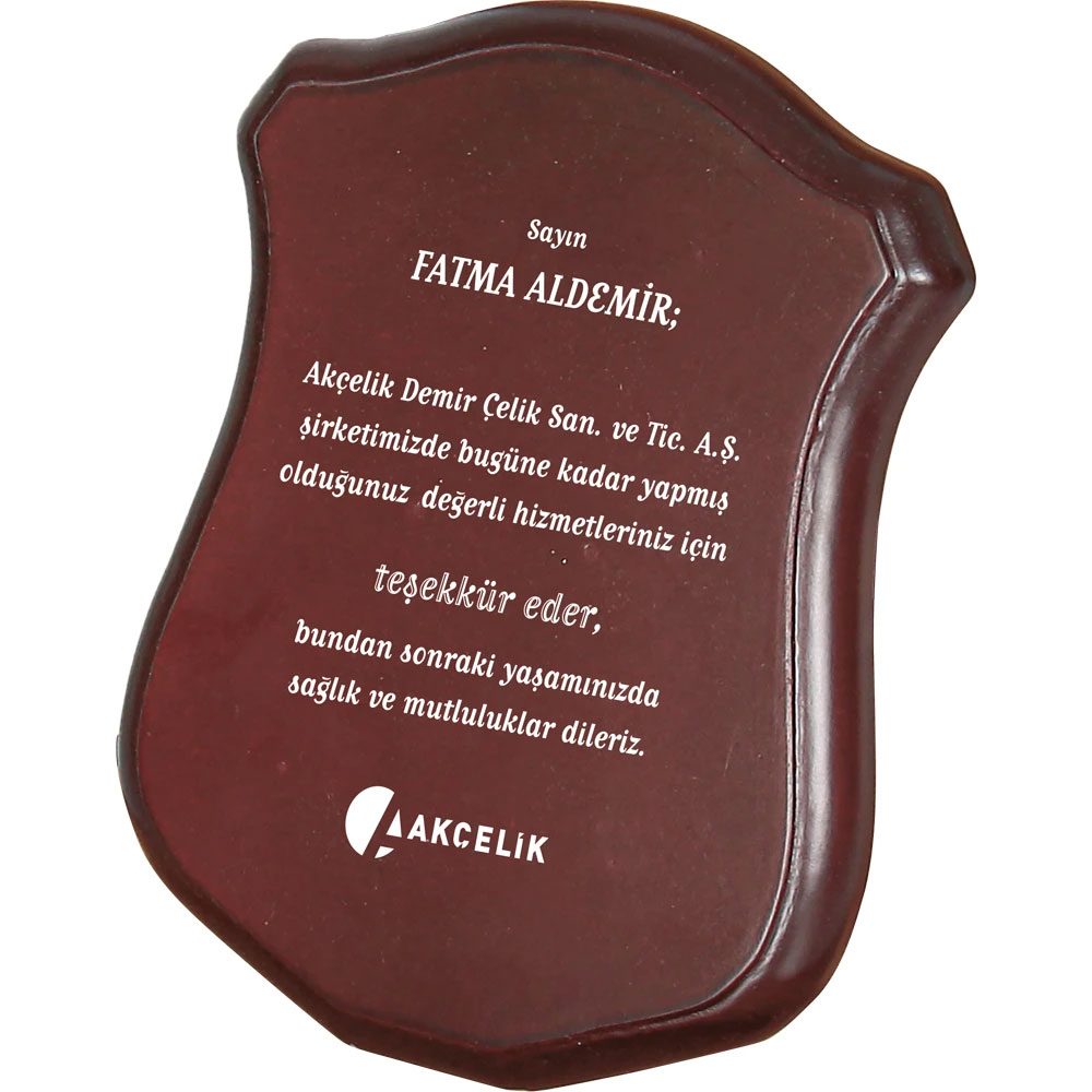 BK-76 Wooden Plaque