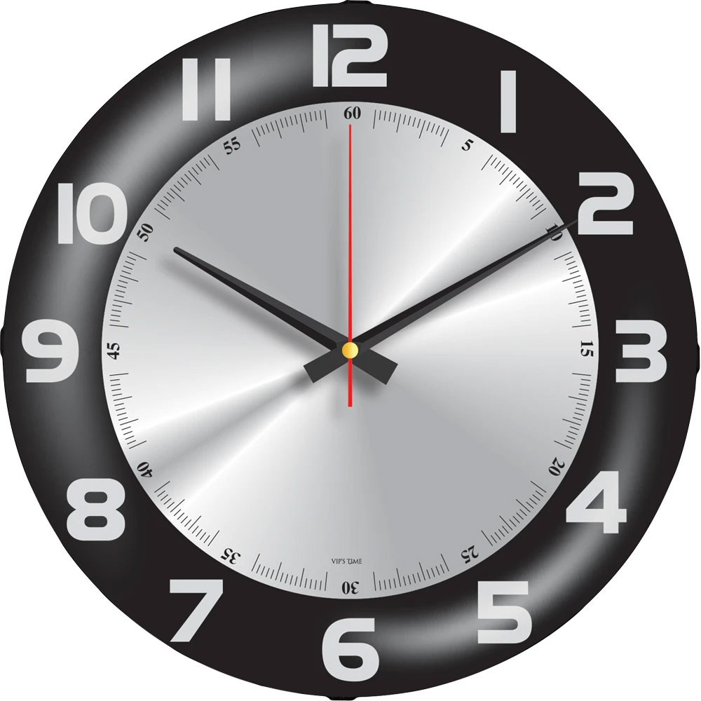 V30-528-DGM Dome Glass Wall Clock