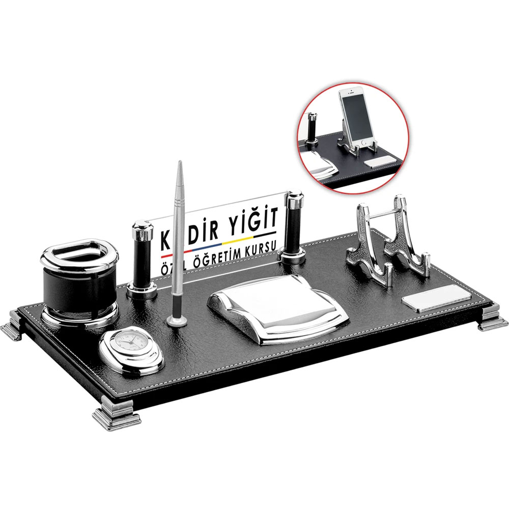 0063 Yüksel Leather Desk Set