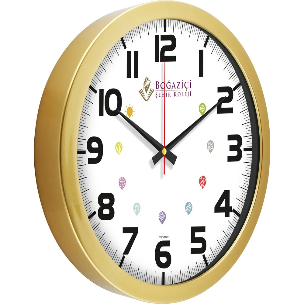 V30-570-A Metalized Wall Clock