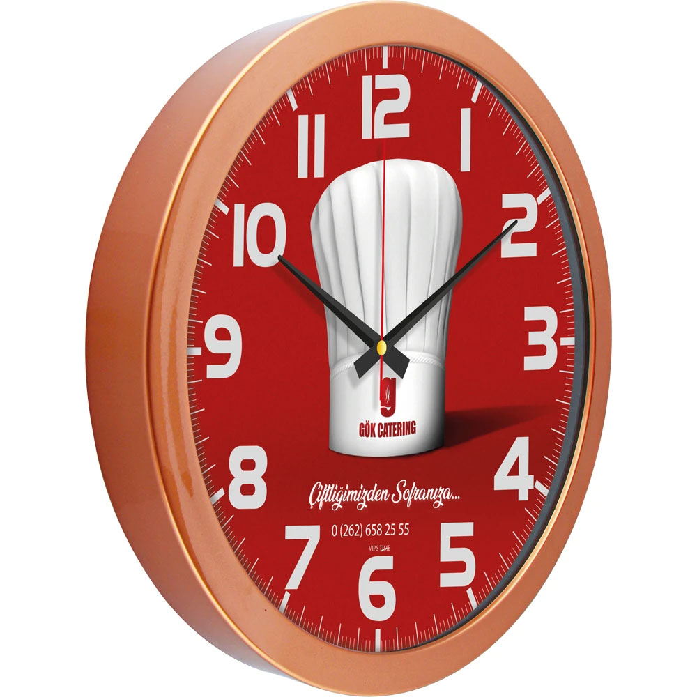 V30-570-B Metalized Wall Clock