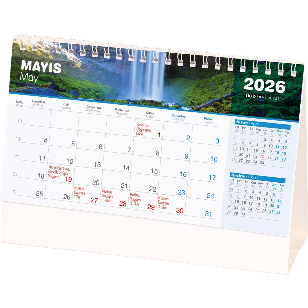 AMT-04-TB Waterval Bureaukalender
