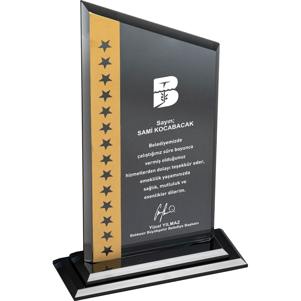 EKT-315 Crystal Plaque