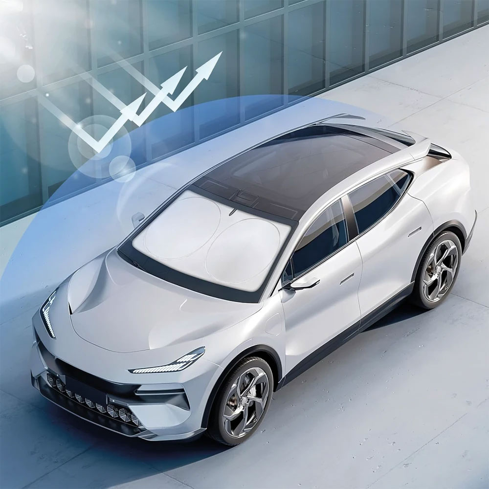 OG-150 Metalized Car Sunshade