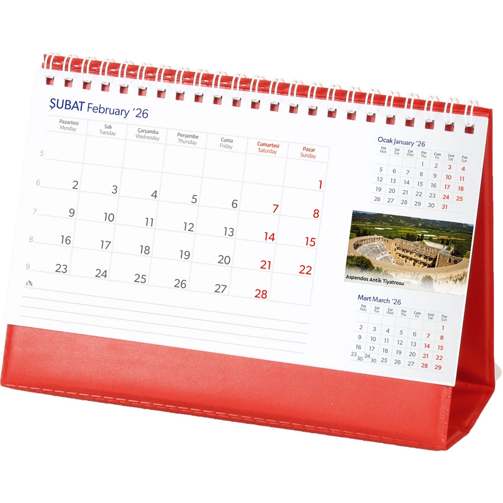 AMT-03-KB Anadolu Table Calendar