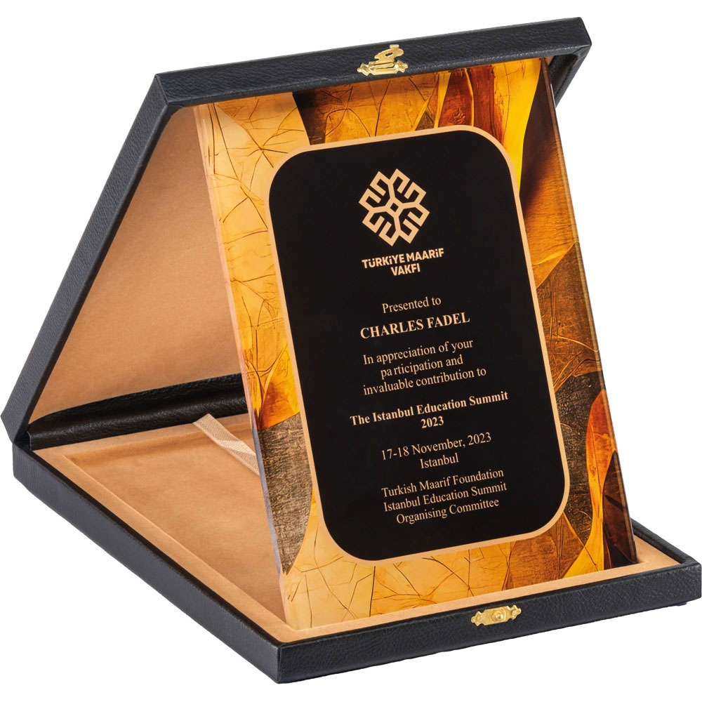 EKT-470 Boxed Crystal Plaque