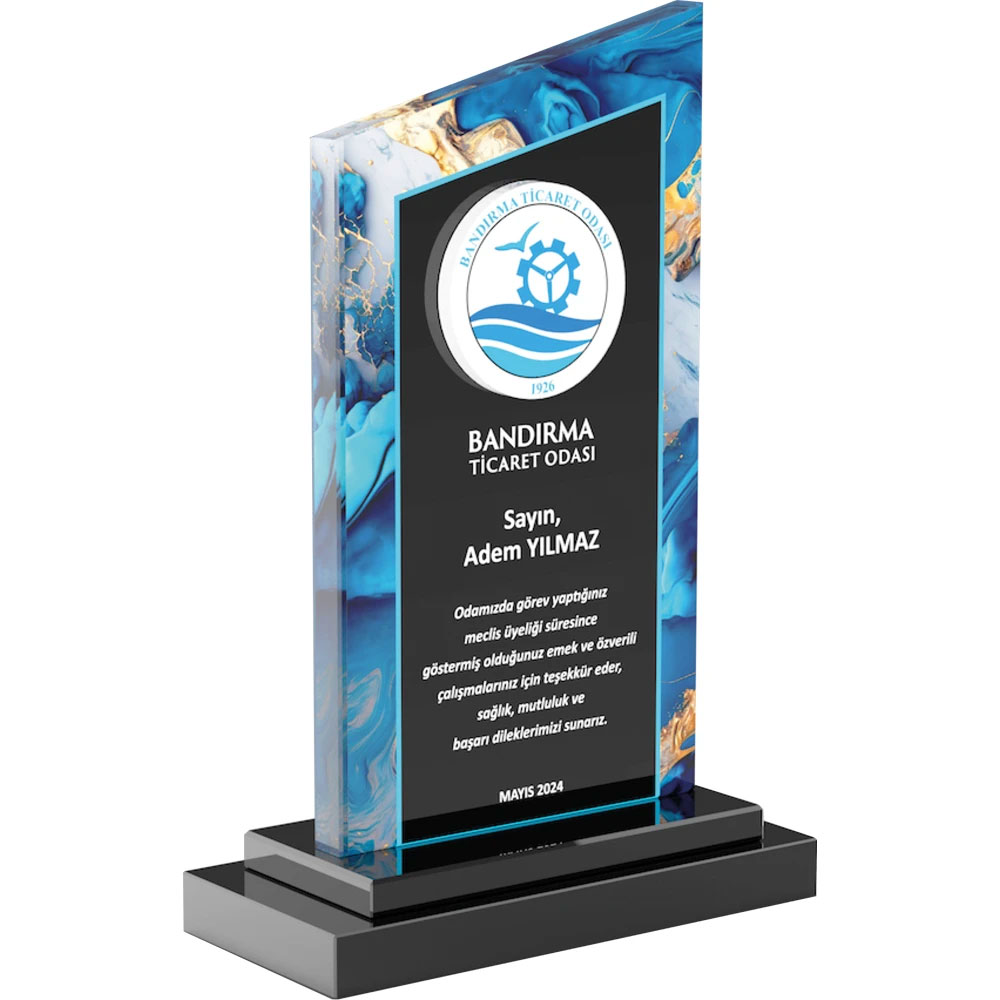 EKT-790 Crystal Plaque