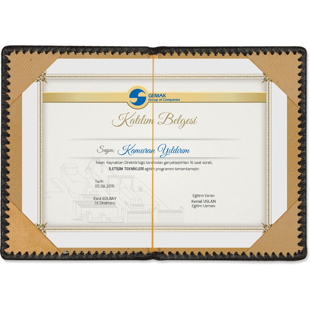 966-A Certificate and Menu Holder