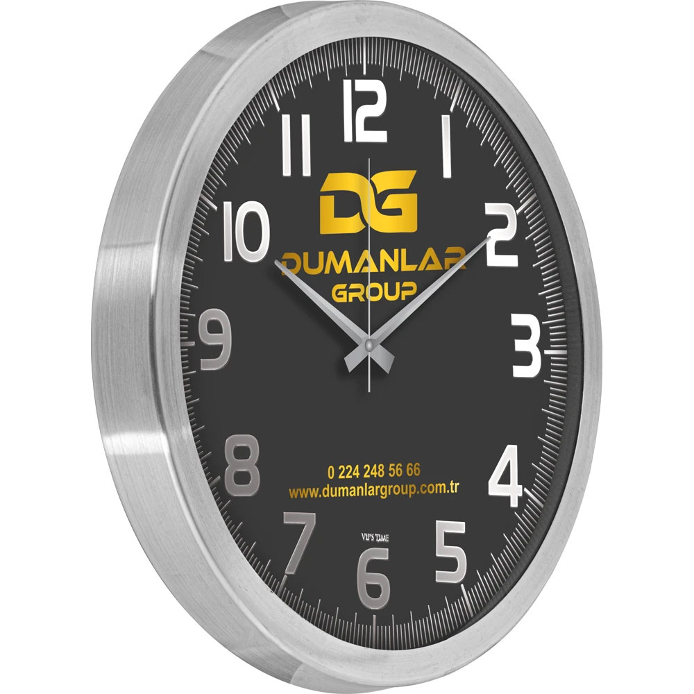 V30-970-GV Aluminum Wall Clock