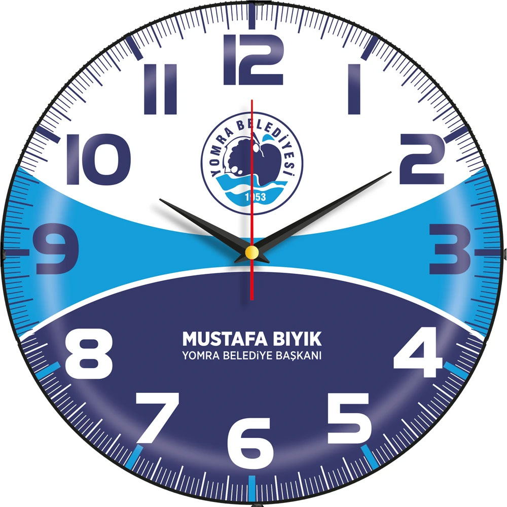 V30-529-B Dome Glass Wall Clock