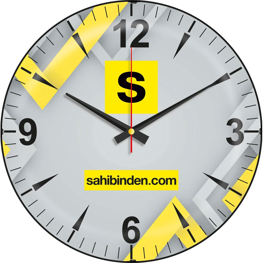 V30-528-B Bomb Glass Wall Clock