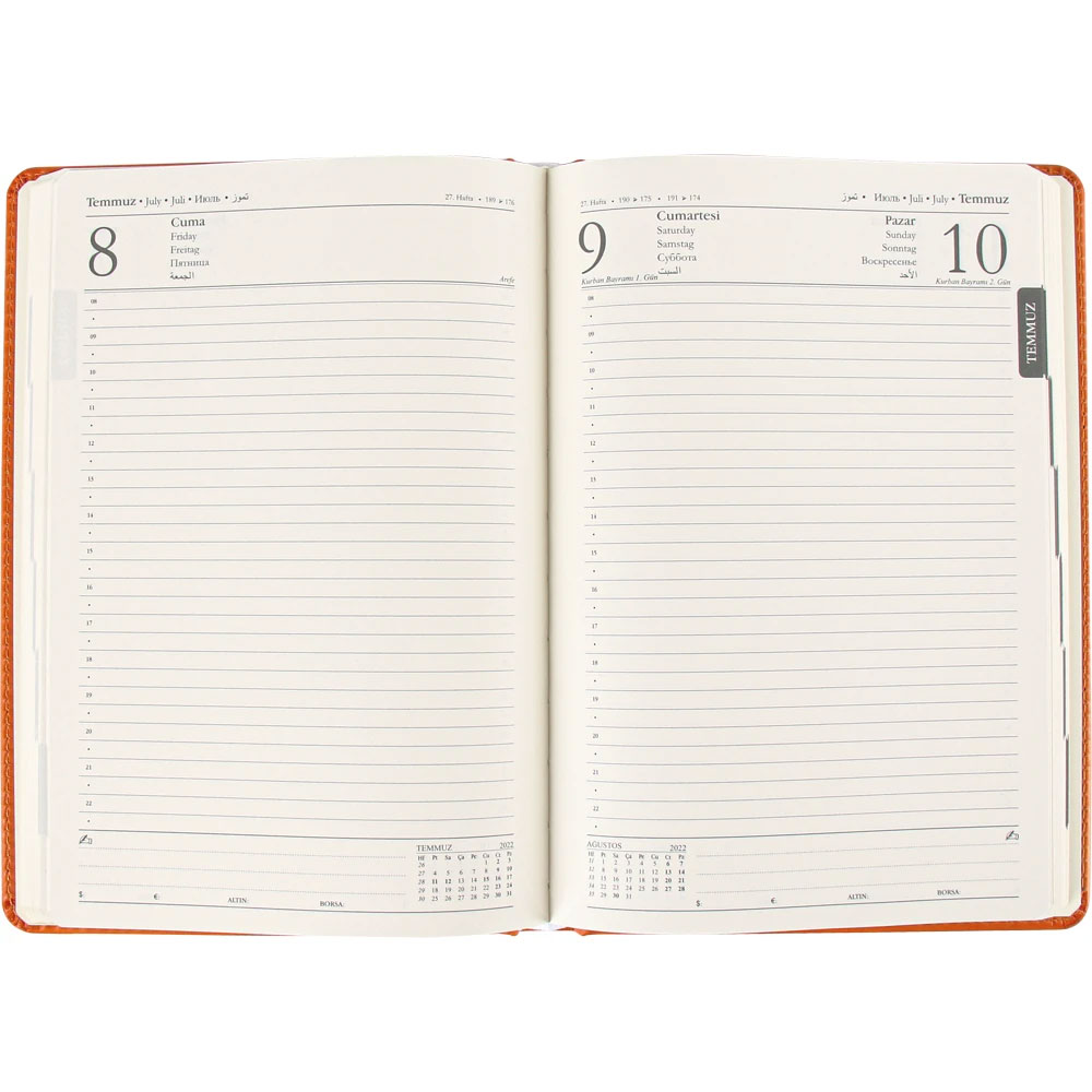 Bostancı-DL Stitched Daily Planner